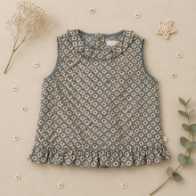 Mijn Hummeltje Matching Set – Comfortabel & Madelief print – Bloomer, Rok & Blouse Blouse / 80 (12–18 maanden) | Educatief Speelgoed
