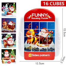Mijn Hummeltje Twisty Puzzle™   Eindeloos Puzzelplezier   Draaipuzzel Kerst 16 vlakjes | Educatief Speelgoed
