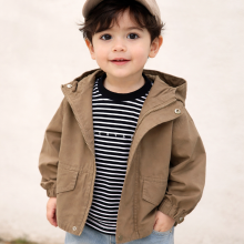 Mijn Hummeltje CozyShield – Winddicht & Comfortabel – Kinder Parka Koffie / 140 (7 jaar) | Educatief Speelgoed