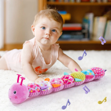 Mijn Hummeltje CuddleCater – Zintuiglijk & Ontwikkelend – Baby Rammelaar Roze | Educatief Speelgoed