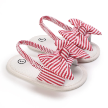Mijn Hummeltje Mini Fashion™   Lieflijk & Licht   Baby Sandalen Rood Gestreept / 3 (12 18 maanden) | Educatief Speelgoed
