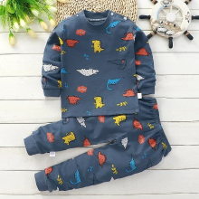 Mijn Hummeltje SleepBuddy – Zacht & Comfortabel – Kinder Pyjamaset met Lange Mouwen Dino Avontuur / 100 (18–24 maanden) | Educatief Speelgoed