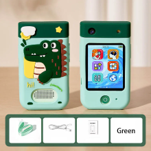 Mijn Hummeltje KiddoPhone – Educatief & Interactief – Kinder Smartphone met Camera en Spellen Dino / Nee | Educatief Speelgoed
