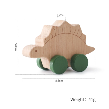 Mijn Hummeltje Woods™   Dino op Wielen!   Speelgoed Dino Auto Tanystropheus | Educatief Speelgoed