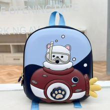 Mijn Hummeltje KiddoPack – Schattig & Praktisch – Kinder Rugzak met Lichtgevende Poot Donkerblauw | Educatief Speelgoed