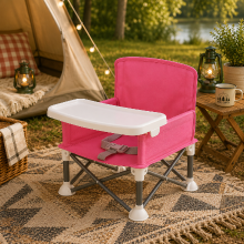 Mijn Hummeltje Toddler Camping Chair™   Comfortabel kamperen voor kinderen   Kampeerstoel Donkerroze | Educatief Speelgoed
