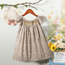 Mijn Hummeltje Floral Dress – Licht & Luchtig – Meisjes Flutter Sleeve Jurk Zachte Weide / 120 (4 5 jaar) | Educatief Speelgoed