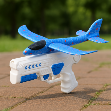 Mijn Hummeltje Foam Plane Launcher™ – Vlieg 'm Weg – Vliegtuigschieter Wit | Educatief Speelgoed