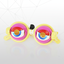 Mijn Hummeltje FunGoggles – Grappig & Interactief – Grote Ogen Knipper Bril Speelgoed Geel | Educatief Speelgoed