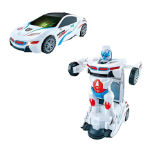 Mijn Hummeltje Transformer Car™   Transformeren en rijden   speelgoedauto Witte Auto en Transformer | Educatief Speelgoed