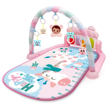 Mijn Hummeltje Musical Arch™ – Klanken & Kleuren – Baby Gym Giraffe Roze | Educatief Speelgoed