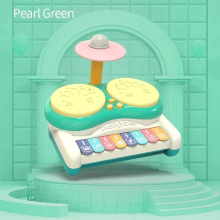 Mijn Hummeltje Baby Beats™ – Swingende Start – Drumstel voor kinderen Groen | Educatief Speelgoed