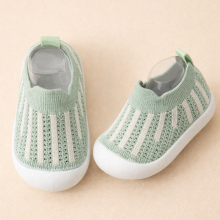 Mijn Hummeltje HappyFeet Comfy™   Stevige antislipzool   Kinder Sneakers Mint gestreept / 15 (12 18 maanden) | Educatief Speelgoed