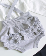 Mijn Hummeltje Mini Fashion™   Schattige Gebreide Babyromper Grijs   roes / 80 (12 maanden) | Educatief Speelgoed