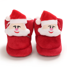 Mijn Hummeltje Mini Fashion™   Kerst Kinder Pantoffels Rood   Kerstman / 22 (6 12 maanden) | Educatief Speelgoed