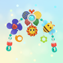 Mijn Hummeltje BuzzBloom – Kleurrijk & Interactief – Baby Speelboog | Educatief Speelgoed