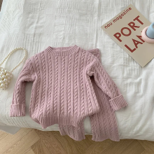 Mijn Hummeltje Mini Fashion™   Stijlvol & Trendy voor kinderen   Gebreide Trui & Broek Roze / 110 (5 jaar) | Educatief Speelgoed