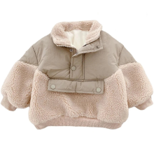 Mijn Hummeltje Mini Fashion™   Super Warm   Fleece Lamswol Jas Khaki / 98 (3 jaar) | Educatief Speelgoed