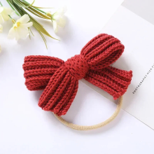 Mijn Hummeltje Mini Fashion™   Strikkenpracht   Gebreide Haarband Rood / One Size (0 12 jaar) | Educatief Speelgoed
