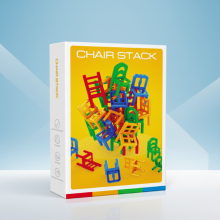 Mijn Hummeltje Chair Stack™   Interactief & Stimuleer creativiteit   Stapel Stoelen Spel 42 stuks | Educatief Speelgoed