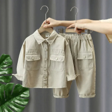 Mijn Hummeltje Mini Fashion™   Zacht & Comfortabel   2 Delige Denim Herfstset Wit / 110 (4 jaar) | Educatief Speelgoed