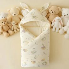 Mijn Hummeltje SnuggleBear – Geborgenheid & Comfort   Inbaker wikkeldeken Zoete maan | Educatief Speelgoed