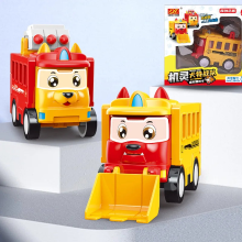 Mijn Hummeltje Mini Transformer™ – Duwen & draaien – Speelvoertuig Rood | Educatief Speelgoed