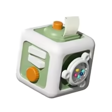 Mijn Hummeltje Cube Senses Toy™   Leerzaam & Leuk   Kubus Zintuigen Speelgoed Groene kubus | Educatief Speelgoed