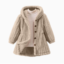 Mijn Hummeltje Mini Fashion™   Zachte Fleece Binnenvoering voor Meisjes   Winterjas Beige / 130 (6–7jaar) | Educatief Speelgoed