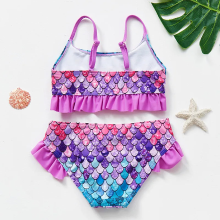 Mijn Hummeltje Mini Fashion™   Sneldrogend Materiaal   Bikini Set Bikini Schubben   Paars / (3 4 jaar) | Educatief Speelgoed