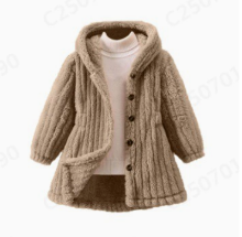 Mijn Hummeltje Mini Fashion™   Zachte Fleece Binnenvoering voor Meisjes   Winterjas Bruin / 120 (5–6 jaar) | Educatief Speelgoed