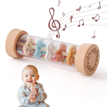 Mijn Hummeltje Baby Rain Stick™ – Magisch Regenmuziekje – Zintuiglijk Speelgoed | Educatief Speelgoed