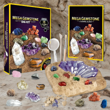 Mijn Hummeltje Gemstone Dig Kit – Ontdekken & Leerzaam – Kristallen Opgravingsset | Educatief Speelgoed