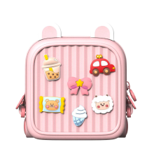 Mijn Hummeltje Cartoon Backpack™   Klaar voor Avontuur   Kinder Rugzak Roze | Educatief Speelgoed