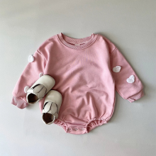 Mijn Hummeltje Mini Fashion™   Schattige Printjes   Sweatshirt Romper Roze / 80 (9 12 maanden) | Educatief Speelgoed