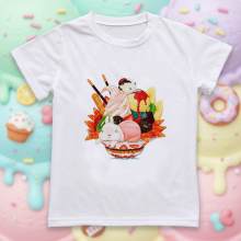 Mijn Hummeltje Boys & Girls Summer Tee – Comfort & Speels – Leuke Print Kinder T shirt Dessertdroom / 140 (8–9 jaar) | Educatief Speelgoed