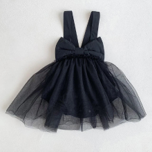 Mijn Hummeltje Mini Fashion™   Baby Meiden Romper Jurk Zwart / 70 (3 6 maanden) | Educatief Speelgoed