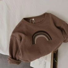 Mijn Hummeltje Mini fashion™   Geschikt Voor Elk Seizoen   Lange Mouwen T shirt Bruin / 80 (12 18 maanden) | Educatief Speelgoed