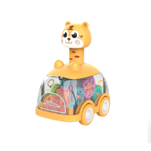 Mijn Hummeltje Transparant Car™   Transparante Turbo   Speelgoedauto Tijger | Educatief Speelgoed