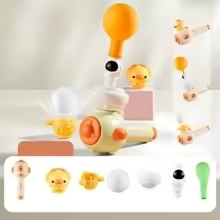 Mijn Hummeltje Montessori Blowing Toy™   Verbeter Vaardigheden & Communicatie   Montessori Blaasplezier Speelgoed 3 in 1 groen | Educatief Speelgoed