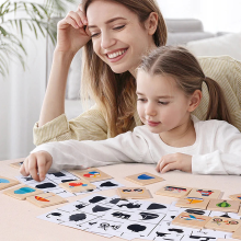 Mijn Hummeltje Shape Match Puzzle™ – Zoek de Schaduw – Houten Sorteer Puzzel | Educatief Speelgoed