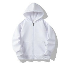 Mijn Hummeltje CoolKids – Stoer & Warm – Hoodie met rits Wit / 120 (5 6 jaar) | Educatief Speelgoed