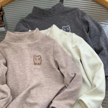 Mijn Hummeltje Mini fashion™   Bear   Fleece Shirt Khaki / 100 (3 jaar) | Educatief Speelgoed
