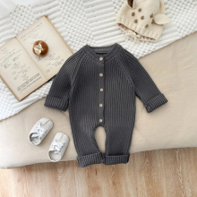 Mijn Hummeltje CozyCotton – Comfortabel & Stijlvol – Gebreide Romper Grijs / 90 (12 24 maanden) | Educatief Speelgoed
