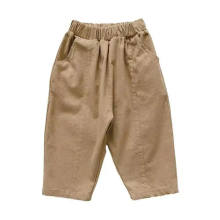 Mijn Hummeltje Mini Fashion™   Voor Alle Seizoenen   Lange Broek Khaki / 110 (4 jaar) | Educatief Speelgoed