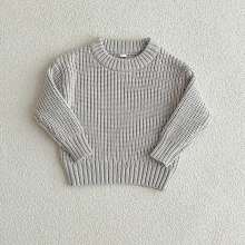 Mijn Hummeltje Mini Fashion™   Super Zachte Stof   Gebreide Sweater Grijs / 74 (6 9 maanden) | Educatief Speelgoed