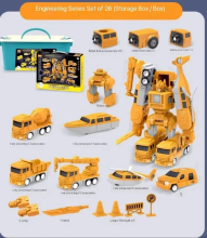 Mijn Hummeltje MagnaMix™   Van Truck naar Transformer   Speelgoedwagen Transformer 26 stuks | Educatief Speelgoed
