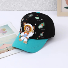 Mijn Hummeltje Mini Fashion™   Sun Smiles   Kinder Baseballpet Zwart/Lichtblauw / One Size (1 4 jaar) | Educatief Speelgoed