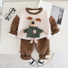 Mijn Hummeltje Mini Fashion™   Warm & Zacht   Herfst Joggings Pak voor Kinderen Bruin / 98 (3 jaar) | Educatief Speelgoed