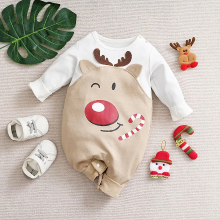 Mijn Hummeltje Mini Fashion™   Zacht Materiaal   Baby Kerstkostuum Wit Hert / 68 (3 6 maanden) | Educatief Speelgoed